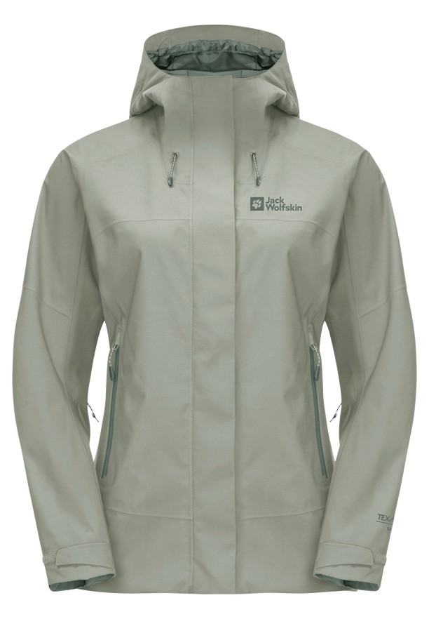 Grey Jack Wolfskin Kammweg 2l Women Rain Jackets | 37154599