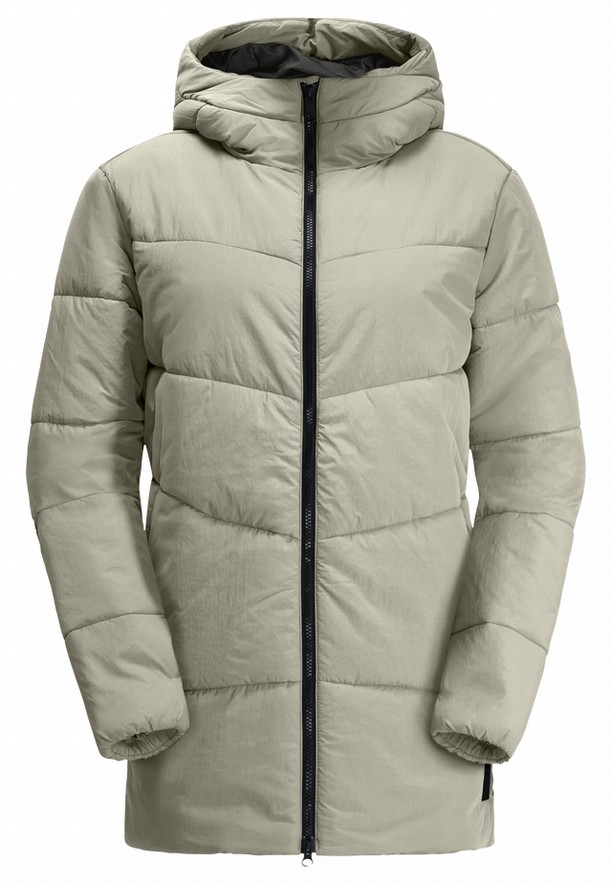 Grey Jack Wolfskin Karolinger Long Women Coats | 90948850