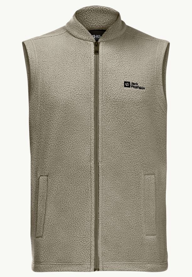 Grey Jack Wolfskin Light Curl Men Vest | 30305213