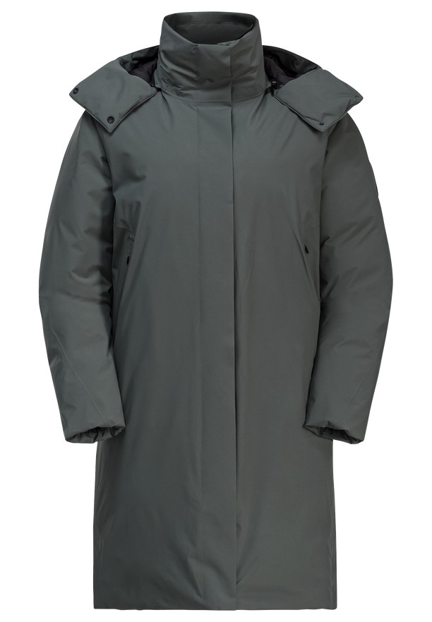 Grey Jack Wolfskin Luisenplatz Women Down Coats | 37067501