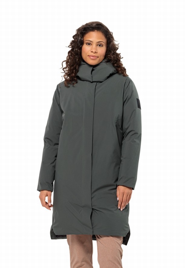 Grey Jack Wolfskin Luisenplatz Women Down Coats | 37067501