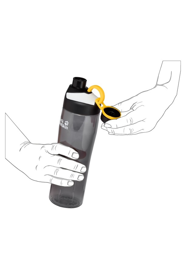 Grey Jack Wolfskin Mancora 0.7 Women Water Bottles | 42193728