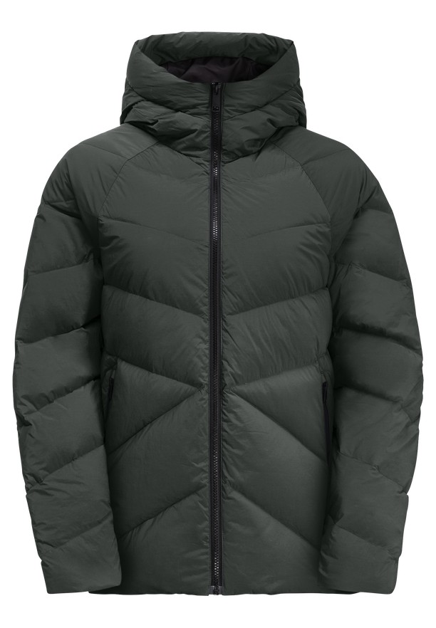 Grey Jack Wolfskin Marienplatz Women Down Jackets | 45619947