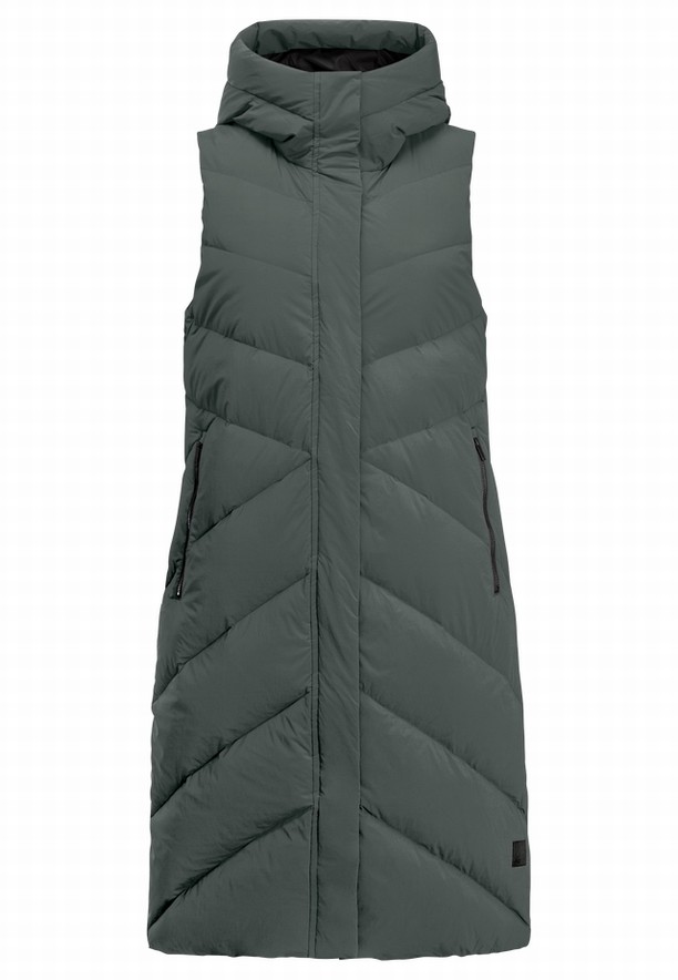 Grey Jack Wolfskin Marienplatz Women Vest | 89104991