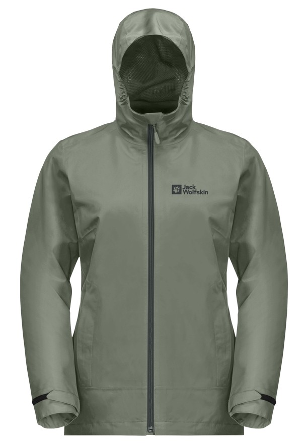 Grey Jack Wolfskin Moonrise 3in1 Women Jackets | 65534607
