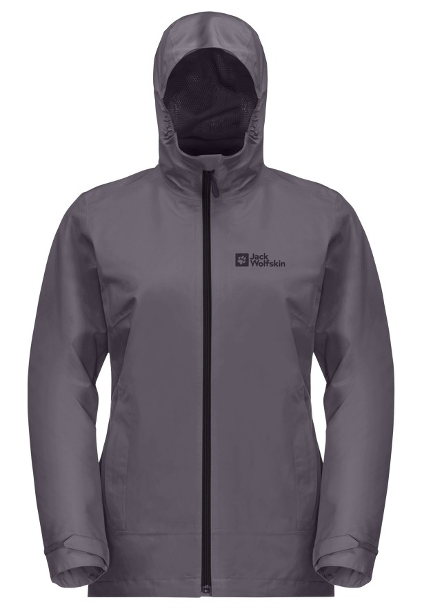 Grey Jack Wolfskin Moonrise 3in1 Women Jackets | 27514953