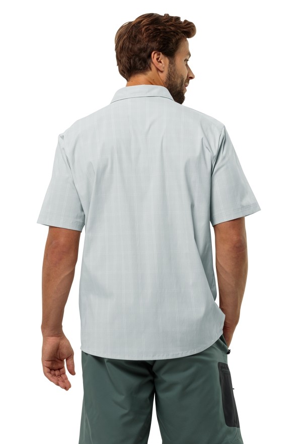 Grey Jack Wolfskin Norbo S/s Men Shirts | 91297983