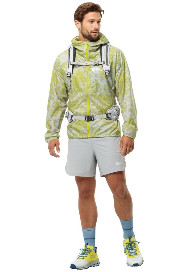 Grey Jack Wolfskin Prelight 2in1 Men Shorts | 49348270