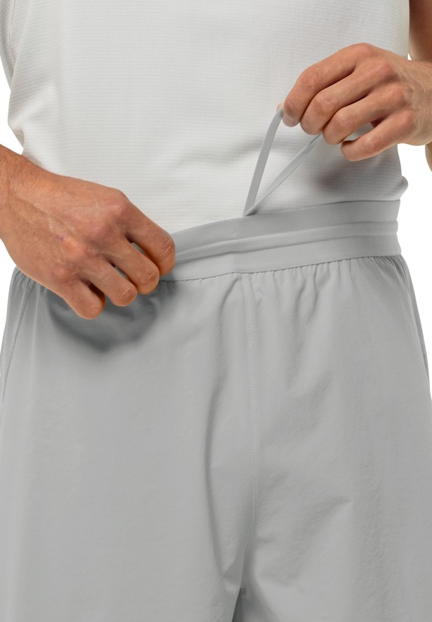 Grey Jack Wolfskin Prelight 2in1 Men Shorts | 49348270