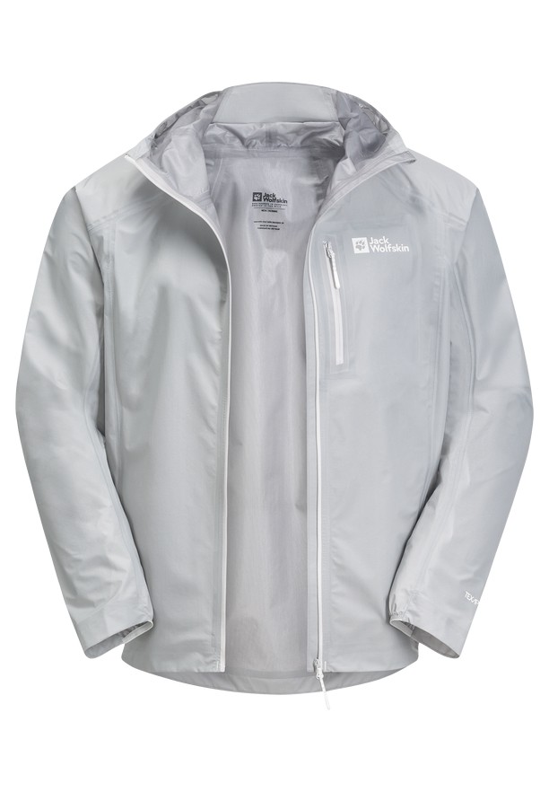 Grey Jack Wolfskin Prelight 3l Men Rain Jackets | 68644802