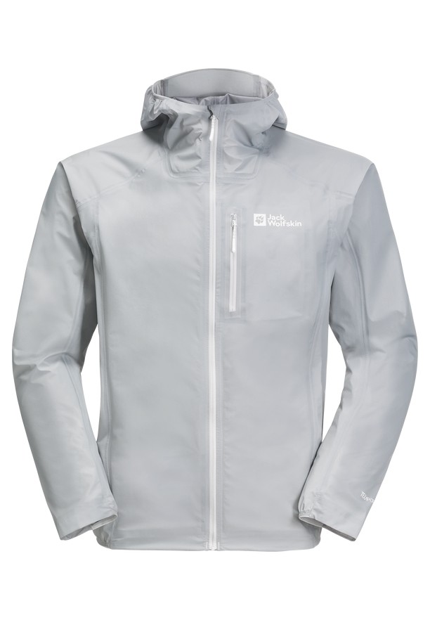 Grey Jack Wolfskin Prelight 3l Men Rain Jackets | 68644802