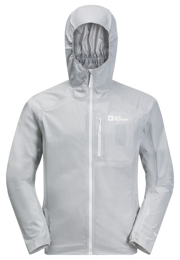 Grey Jack Wolfskin Prelight 3l Men Rain Jackets | 68644802