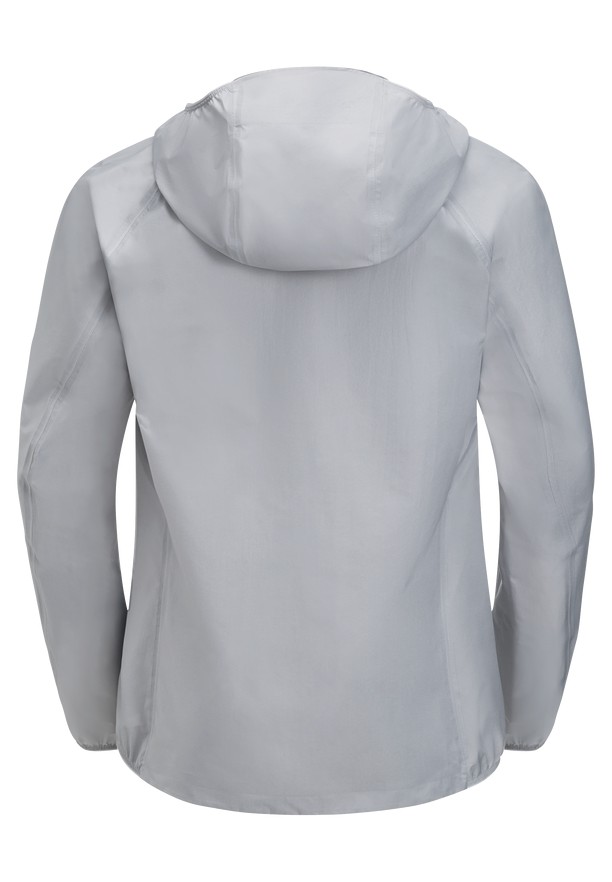 Grey Jack Wolfskin Prelight 3l Women Rain Jackets | 87213047