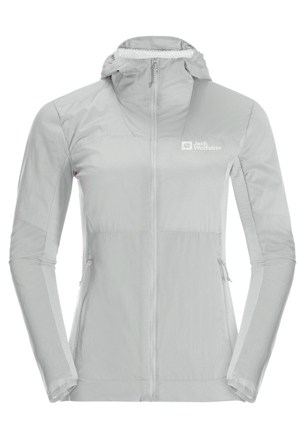 Grey Jack Wolfskin Prelight Alpha Women Jackets | 80716661