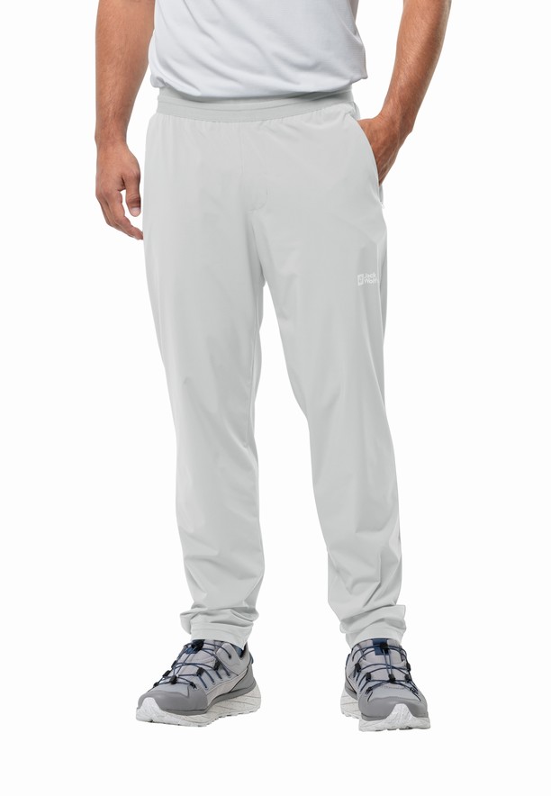 Grey Jack Wolfskin Prelight Chill Men Hiking Pants | 13826062
