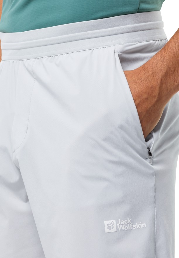 Grey Jack Wolfskin Prelight Chill Men Shorts | 24226779
