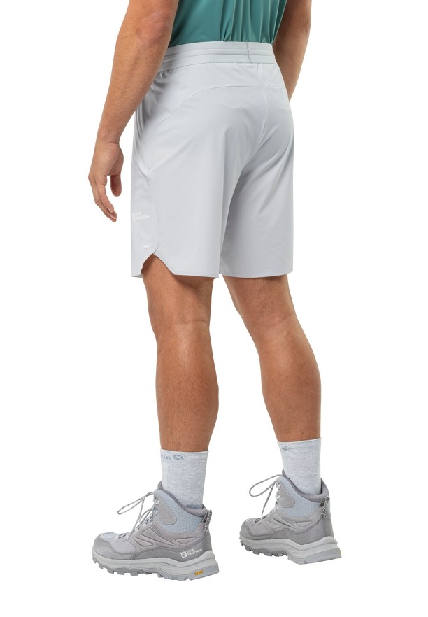 Grey Jack Wolfskin Prelight Chill Men Shorts | 24226779