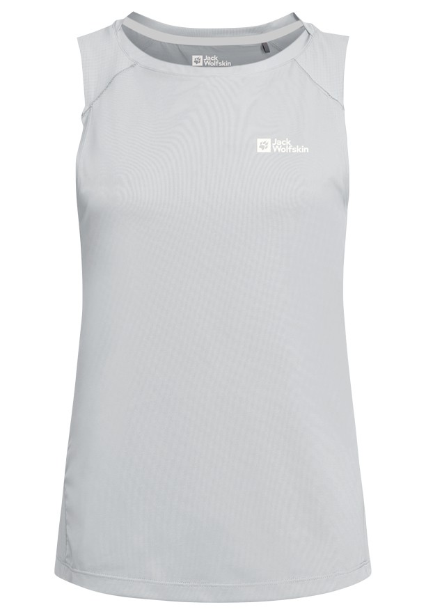 Grey Jack Wolfskin Prelight Chill Women Tank Top | 73224990