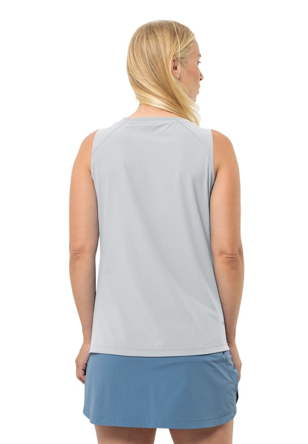 Grey Jack Wolfskin Prelight Chill Women Tank Top | 73224990