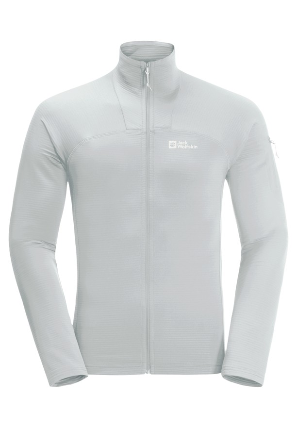 Grey Jack Wolfskin Prelight Fz Men Fleece Jackets | 93613579