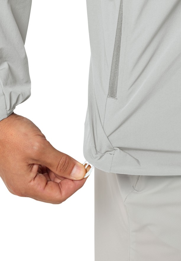 Grey Jack Wolfskin Prelight Men Jackets | 29079086