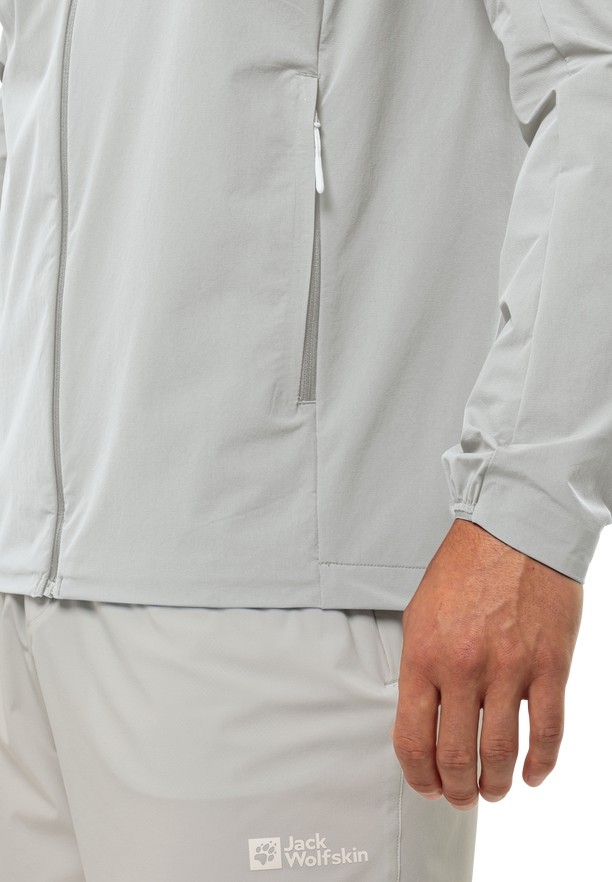 Grey Jack Wolfskin Prelight Men Jackets | 29079086