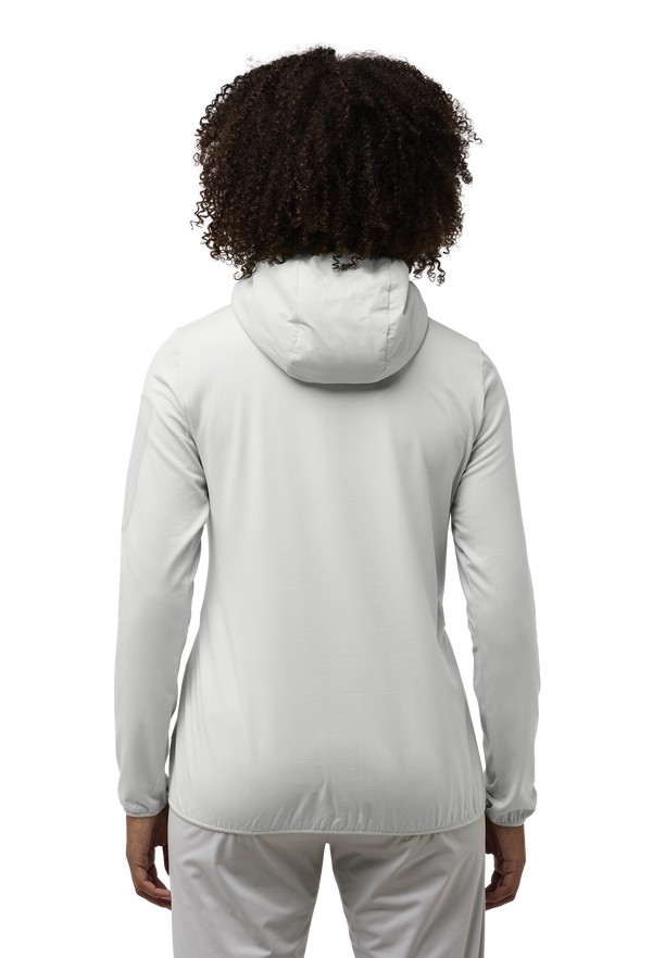 Grey Jack Wolfskin Prelight Trail Hoody Women T Shirts | 46898337