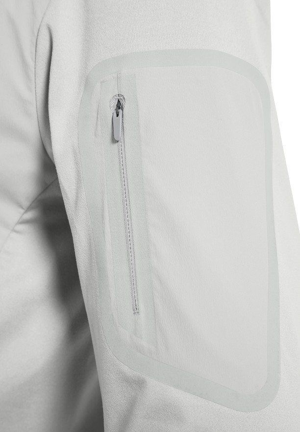 Grey Jack Wolfskin Prelight Trail Hoody Women T Shirts | 46898337