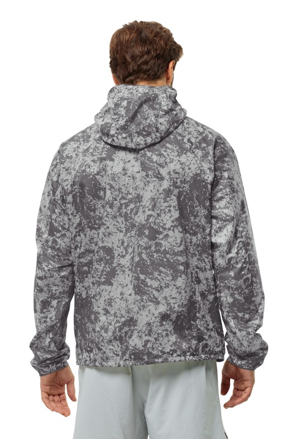 Grey Jack Wolfskin Prelight Wind Men Jackets | 81292498