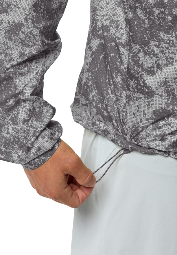 Grey Jack Wolfskin Prelight Wind Men Jackets | 81292498