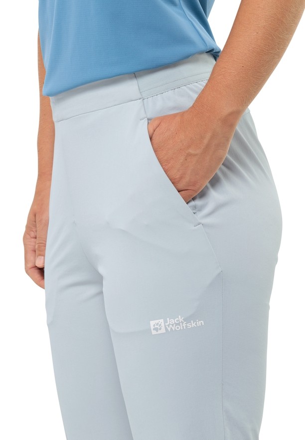 Grey Jack Wolfskin Prelight Women Pants | 87136020