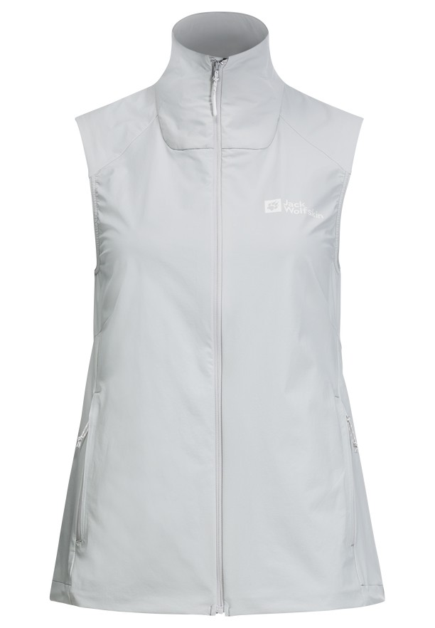 Grey Jack Wolfskin Prelight Women Vest | 33890660