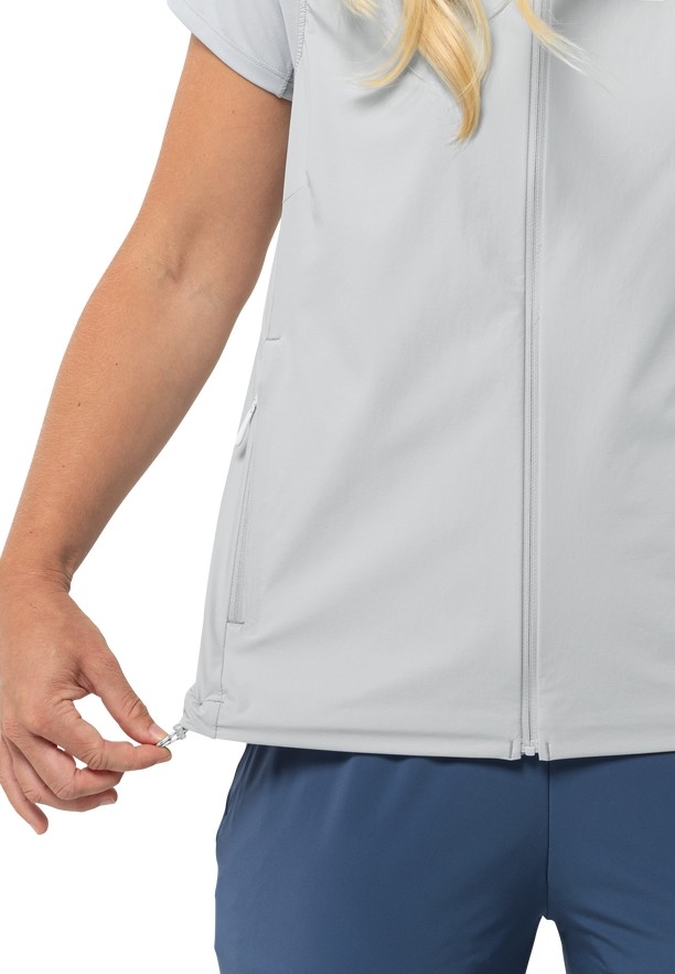 Grey Jack Wolfskin Prelight Women Vest | 33890660