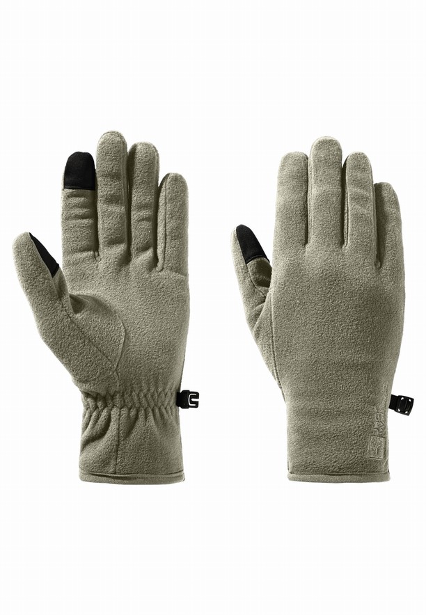 Grey Jack Wolfskin Real Stuff Men Gloves | 65851083