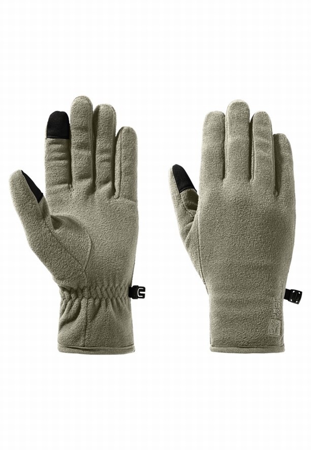 Grey Jack Wolfskin Real Stuff Women Gloves | 79239387