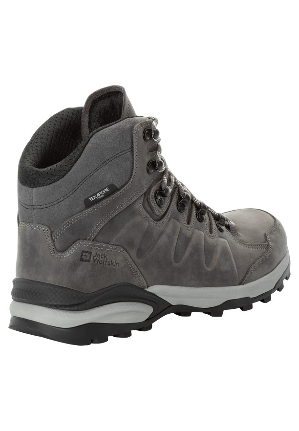 Grey Jack Wolfskin Refugio Prime Texapore Mid Men Hiking Shoes | 80149153