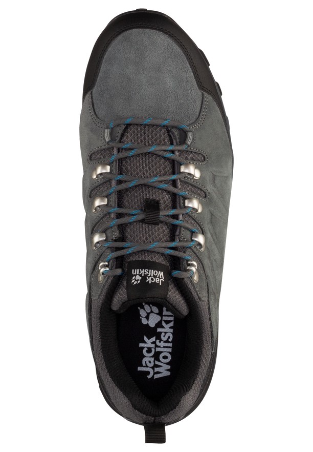 Grey Jack Wolfskin Refugio Texapore Low Men Hiking Shoes | 50611656