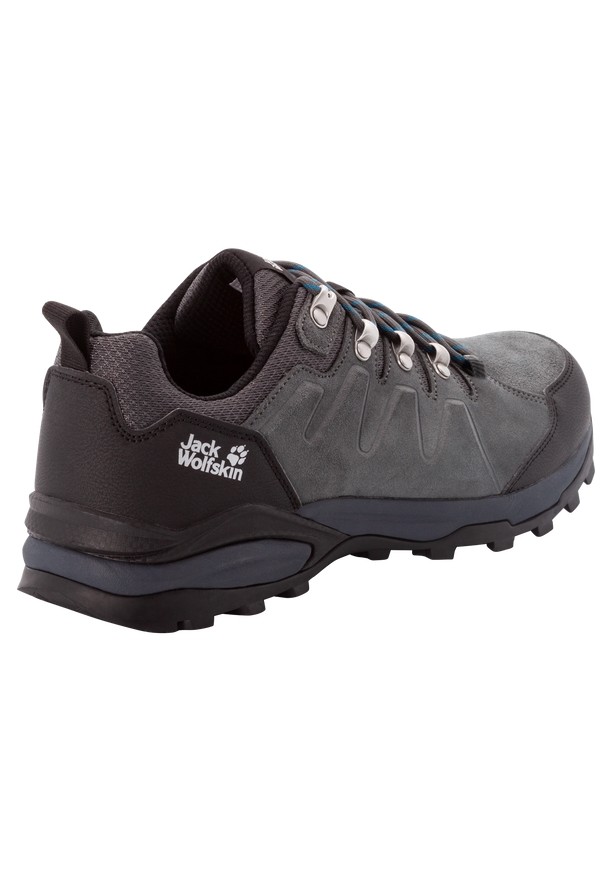 Grey Jack Wolfskin Refugio Texapore Low Men Hiking Shoes | 50611656