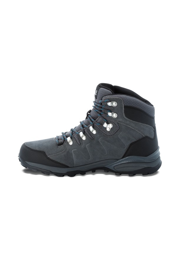 Grey Jack Wolfskin Refugio Texapore Mid Men Hiking Shoes | 23340477