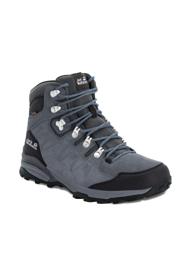 Grey Jack Wolfskin Refugio Texapore Mid Men Hiking Shoes | 23340477