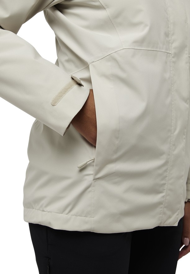 Grey Jack Wolfskin Rotwand 3in1 Women Jackets | 27533248