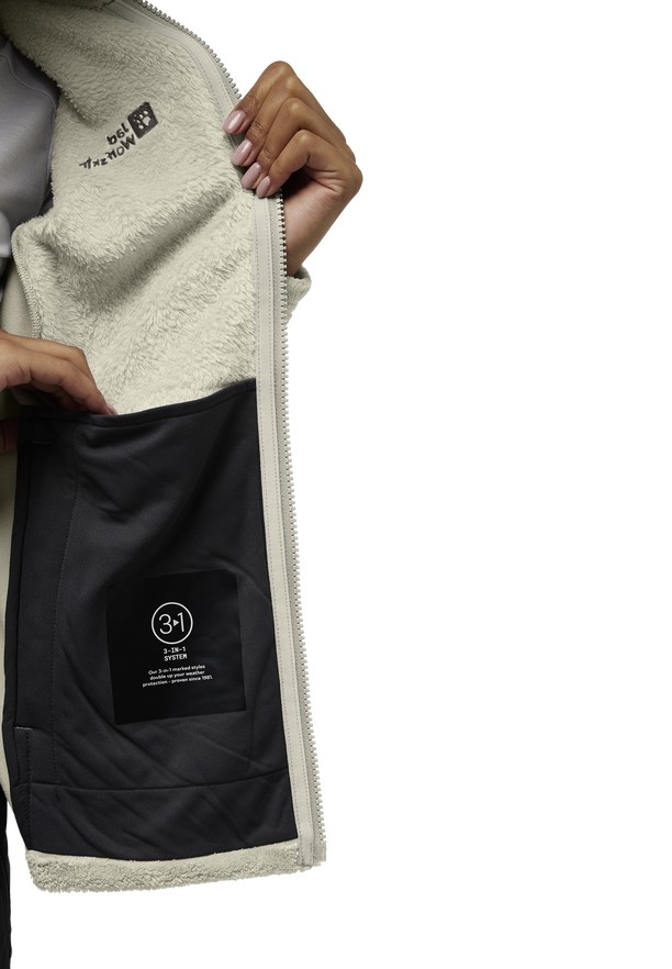 Grey Jack Wolfskin Rotwand Fz Women Fleece Jackets | 30979224