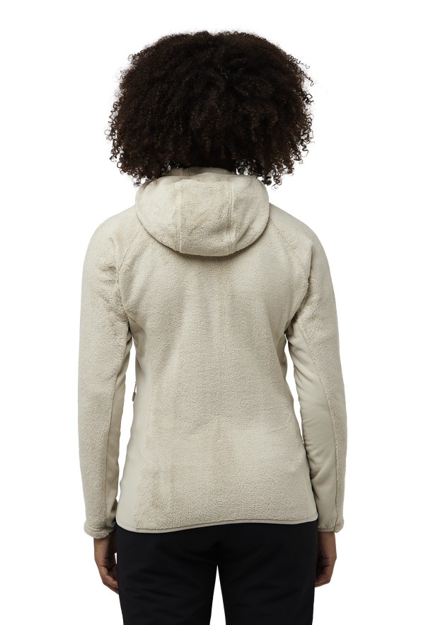 Grey Jack Wolfskin Rotwand Hooded Fz Women Fleece Jackets | 70809657