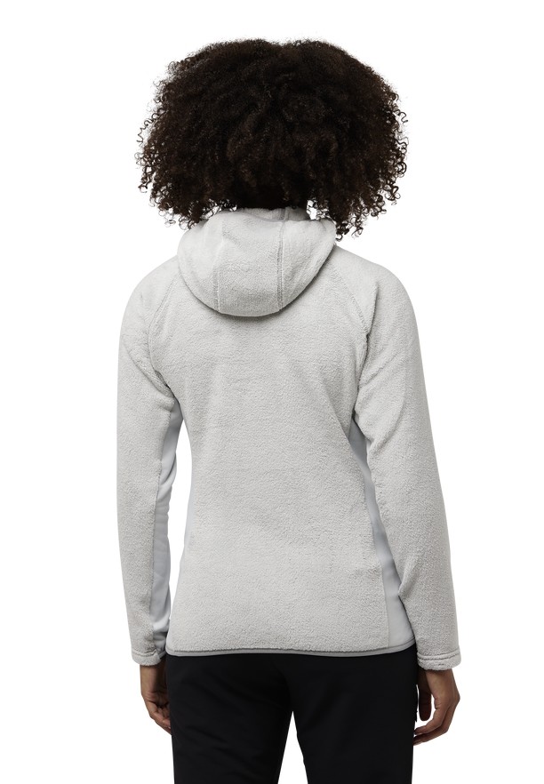 Grey Jack Wolfskin Rotwand Hooded Fz Women Fleece Jackets | 33212961
