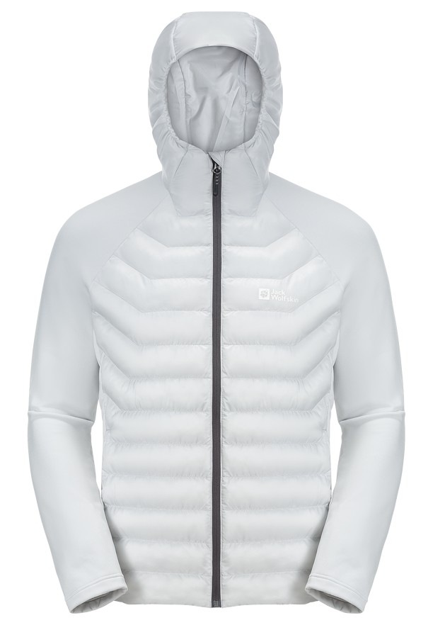 Grey Jack Wolfskin Routeburn Pro Hybrid Men Jackets | 79165607