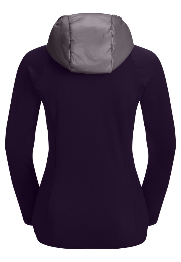 Grey Jack Wolfskin Routeburn Pro Hybrid Women Jackets | 53600396