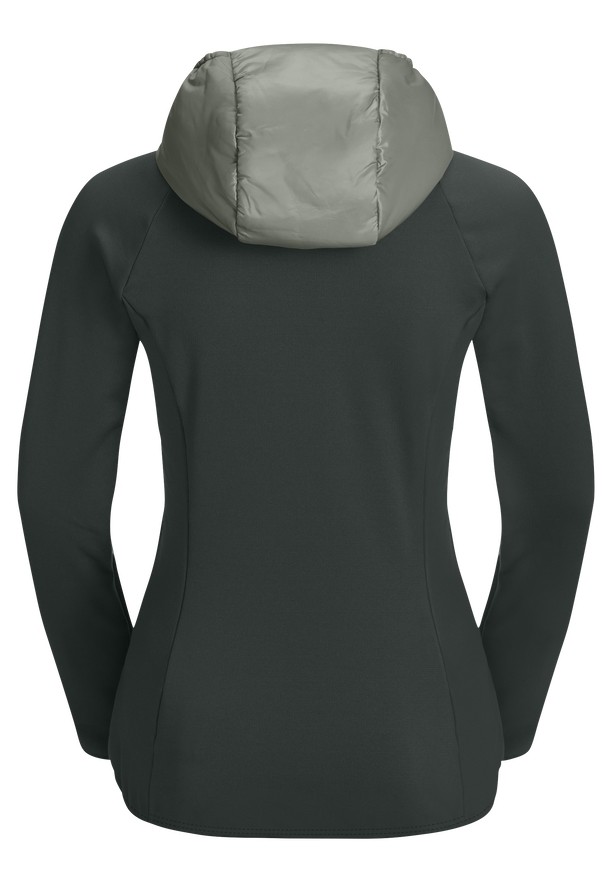 Grey Jack Wolfskin Routeburn Pro Hybrid Women Jackets | 77580208