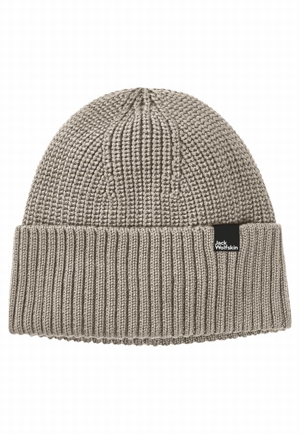 Grey Jack Wolfskin Schwansee Women Beanie | 13430927