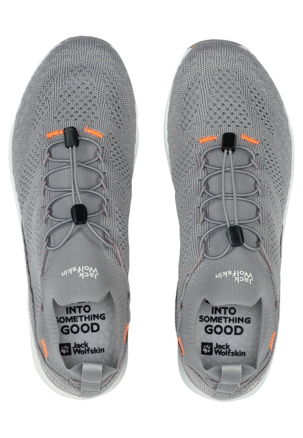 Grey Jack Wolfskin Spirit Knit Low Men Sneakers | 20441835