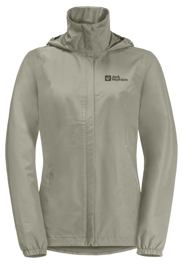 Grey Jack Wolfskin Stormy Point 2l Women Rain Jackets | 36476773